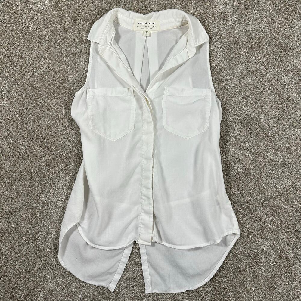 Anthropologie‎ Cloth and Stone Sleeveless Button Down
